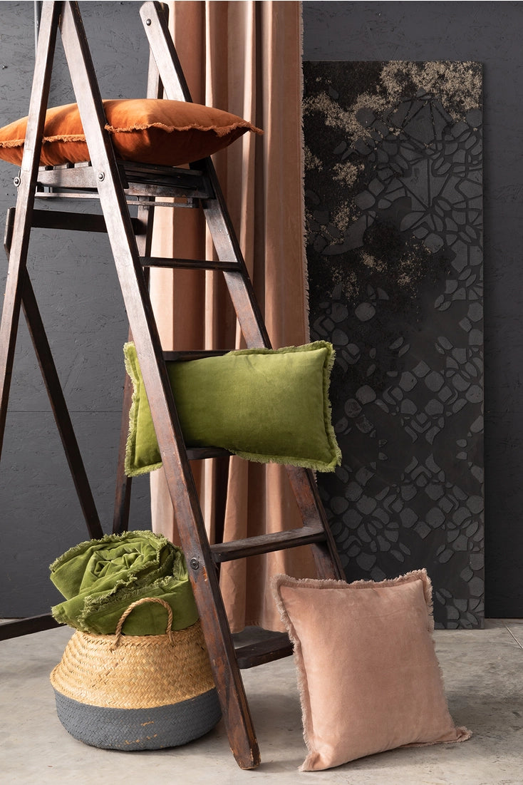 Coussin Uni Fara Eucalyptus 30X50 PLAID.