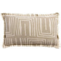 Coussin imprimé Tina Naturel 30X50 PLAID.