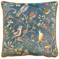 Coussin Orient Chinoiserie bleu ardoise