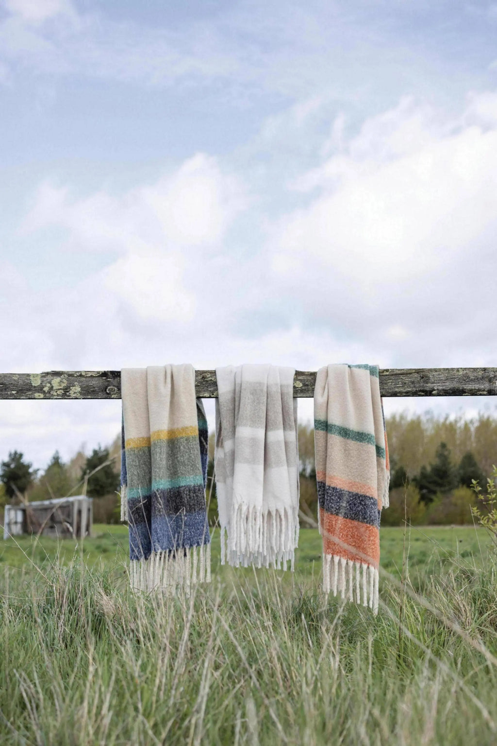 Plaid Isabel Recyclé Châtaigne 130 X 160 Maison Vivaraise & La Cerise sur le Gâteau