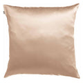 Taie d'oreiller 100% Soie Ashley Latte 65 x 65 PLAID.