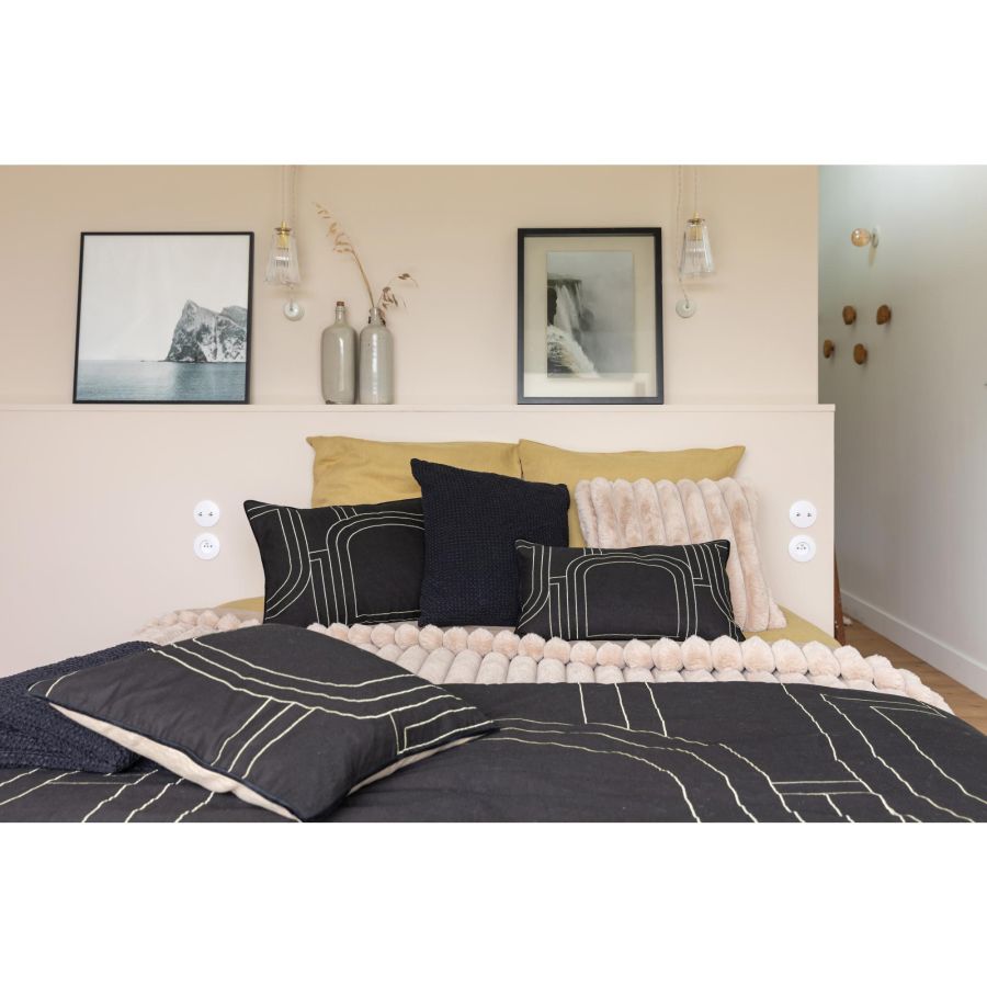 Jeté De Lit Alice Lin 180X260 PLAID.