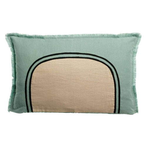 Coussin Bicolore Laly Opaline 40 x 65 - PLAID.
