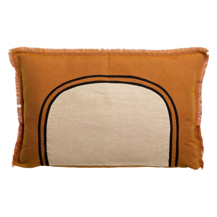 Coussin Bicolore Laly Cuivre 40 x 65 - PLAID.