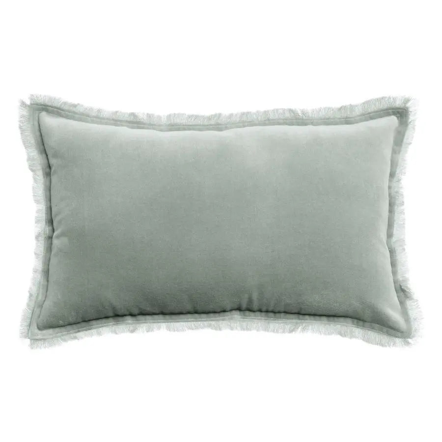 Coussin uni Fara Titane 30 x 50 Maison Vivaraise & La Cerise sur le Gâteau